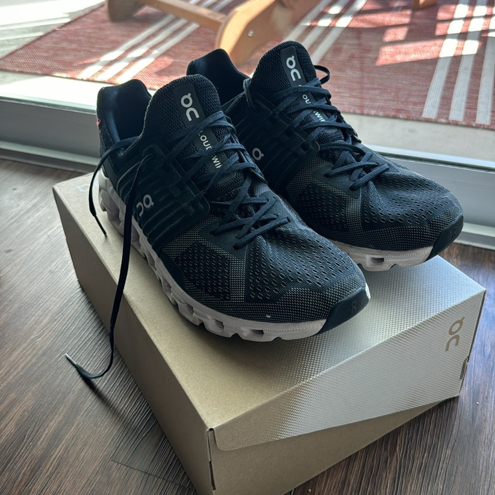 On Running Men's Cloudswift Black Sneakers